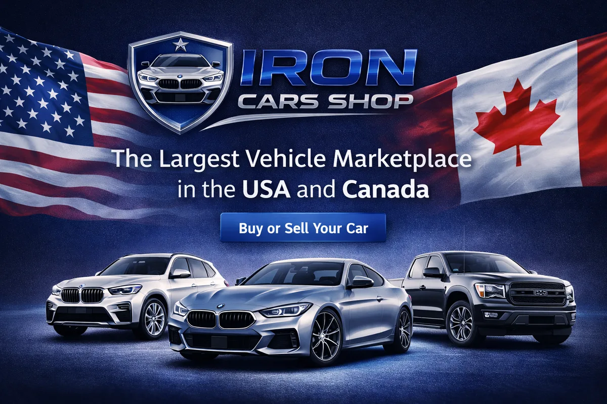 Iron Cars Shop — vehicle marketplace covering the USA and Canada
